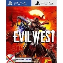 Evil West Playstation 4-5 Uyumlu Dijital