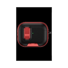 Apple Airpods Pro 3 3.nesil Rova Deri Kılıf - Kırmızı İtark59177