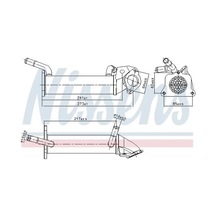 Ford Custom Egr Sogutucusu 2.2 Tdci 2012-2018 Nıssens 989401