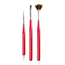 Nascita Nail Art Tırnak Süsleme Fırça Seti 3'lü