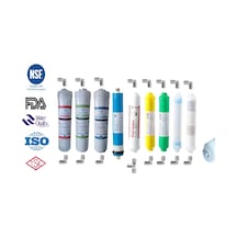 Aquafly 12" Inline 9 Filtre 12 Aşama Kapalı Su Arıtma Filtresi