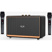 Linktech M408 Premium Mikrofonlu 100w Retro Bluetooth Radyo Hoparlör