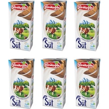 Yörükoğlu Yağlı Süt 1 Lt X 6 Adet