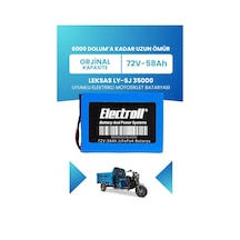 Leksas Ly-sj 35000 Batarya Standart Kapasite Lifepo4 72v 58ah Elektrikli Motosiklet Bataryası