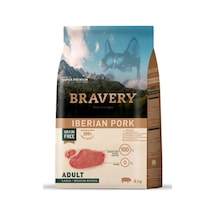 Bravery İberian Pork Tahılsız Domuzlu Büyük ve Orta Irk Yetişkin Köpek Maması 4 KG