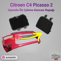 Citroën C4 Picasso 2 Uyumlu Ön Çekme Kancası Kapağı