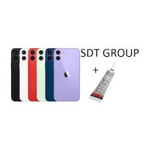 İphone 12 Arka Batarya Pil Kapağı Mavi B7000 15 M