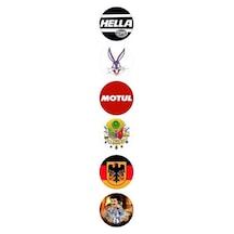 Çoklu Hologram Logo Sticker 5cm Model2 Universal Araba Motosiklet Holografik Dekal Etiket
