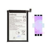 İnfinix Hot 40 Bl-49jx Batarya Pil Telefon Bataryası Pil Bandı Yanında