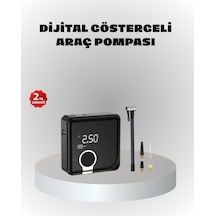Tek Dijital Ekranlı Şarjlı Hava Kompresörü 150 Psı Güçlü Motorlu Najmaddin