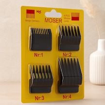 4 Parça Makine Tarak Seti - Saç Kesim Tarakları Altın