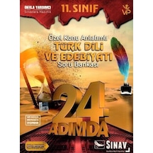 Sınav 11.Sınıf 24 Adımda Türkdili Ve Edebiyatı Soru Bankası N11.68113
