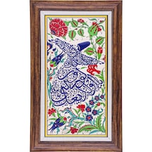 Armada Çini ED 157 Semazen El dekoru Çini Pano 20 x 40 CM
