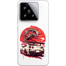 Xiaomi Mi 15 Pro Uyumlu Gtr Ejderha Tasarımlı Baskılı Silikon Kılıf Renkli