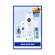 Gelin Çeyiz Seti, Duş Jeli,yüz Yıkama Köpüğü,deodorant,göz Makyaj Temizleyici Ve Krem, Çanta Hediye