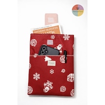 Patch&soul Kar Taneleri Kitap Ve Tablet Kılıfı 25x19 Cm El Yapımı Kılıf