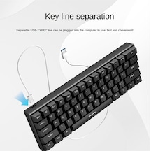 Rgb %60 Küçültülmüş Mekanik Rgb Klavye