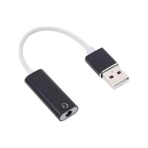 Usb Den Mikrofonlu Kulaklık Çevirici Usb To 3.5 Mm Playstation Uyumlu Bilgisayar Ses Kartı Kablosu 3.5 Mm Dişi Girişli Ses Adaptörü 7.1 Dönüştürücü Ps3 Ps4 Ps5 Uyumlu Beyaz
