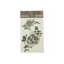Gül - 685 - Tattoo Dövme - Spt-gld - Sticker Beyaz