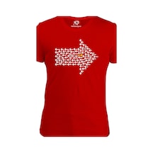 Erkek Bisiklet Yaka Gri Tshirt Yön Okları 001