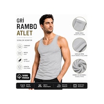 No Brand Rambo Atlet Gri Gri