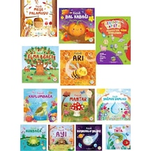 İş Kültür 12 Kitap Doğanın Eşsiz Hikayeleri Set- Kes Boya Yapıştır Etkinlik Kitabı Hediye