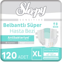 Sleepy Sensitive Antibakteriyel Süper Yetişkin Hasta Bezi Xlarge 30x4 120 Adet XL
