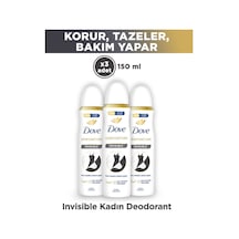 Kadın Sprey Deodorant Advanced Care Invisible 72 Saat Koruma 150 ML X3