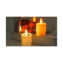 Gaman Güneş Enerjili Solar Dekoratif Led 1w Alev Efekli Işık Mum Dış Mekan