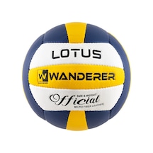 Vertex Wanderer Lotus 5 No Voleybol Topu Sarı - Lacivert - Beyaz