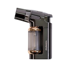 Parmida Tek Torch Pürmüz Gunmetal Masa Tipi Metal Puro Çakmağı - Tr9250