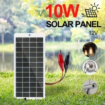 Besthome1 10w Timsah Klipsi Solar Şarj Cihazı, Araç/kamp Seyahat, Telefon/vantilatör