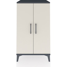 Hyperion Komodin 2 Kapaklı 60x44x106 Antrasit-aytaşı Antrasit