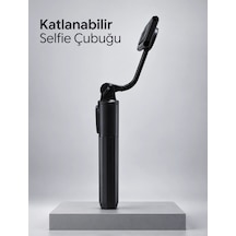 Uzaktan Fotoğraf Çekimi İçin Döndürülebilir Telefon Tutuculu Selfie Çubuğu Standart