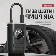 Novahub Yeni Taşınabilir Tahrikli Şarj Pompası Pompası Pompası Mini Mini Lastik Kendinden Kablosuz Hava Elektrikli El Ekran Dijital Araba Oo