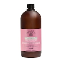 Nook Nectar Color Boyalı Saçlar İçin Argan Yağlı Parlaklık Etkili Renk Koruyucu Şampuan 1000ml Zayıf - Yıpranmış