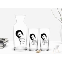 Kişiye Özel Renkli Baskılı Çılgınlar Gibi Tasarımlı İkili Rakı Ba