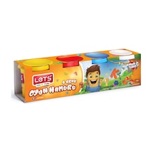 Lets Oyun Hamuru 4 Renk 600 G L8340