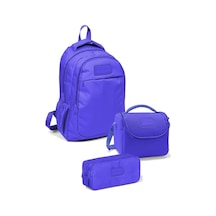 Coral High İlkokul Çanta Takımı Lavanta Kız Çocuk Okul Çantası Seti