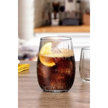 Paşabahçe Linka 420405 Gri Su Bardağı 6 Adet 380 cc