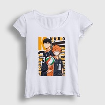 Presmono Kadın Team Karasuna Voleybol Anime Haikyu T-Shirt