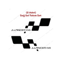 Lancer Evo Kapı Sticker Mitsubishi Lancer Evo Sticker Oto Sticker