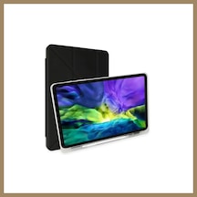 Bezos Samsung Uyumlu Galaxy X200 Tab A8 10.5 Kılıf Kalemlikli Mars Tablet Kılıfı - Siyah 22