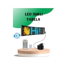 Usb Destekli Led Mağaza Tabelası Renkli Rgb Kayan Yazı Paneli