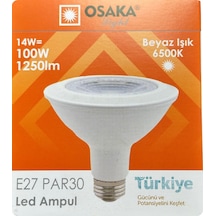 5 Adet Osaka 14w 100w Beyaz Işık 6500k E27 Duylu Kalın Duy Led Par30 Ampul