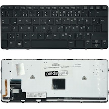 Hp Uyumlu Elitebook 820 G2 M3m28ec , 820 G2 M3m29ec , 820 G2 M3m32ec Işıklı Klavye Siyah Tr