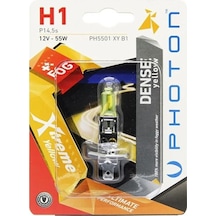 H1 12v 55w Xtreme Yellow Tekli Blister Ampul