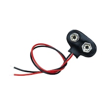 9 Volt Pil Başlığı 9V Pil Yuvası Pil Yatağı 5 Adet