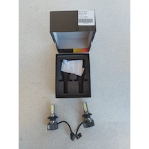 Ricco H4 Slim Mini Led Xenon Green Yeşil Renk 8000lm H4 Yeşil Led Zenon