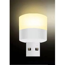 Schulzz Mini Usb Led Gün Işığı Rengi Portatif Gece Lambası Gün Işığı
